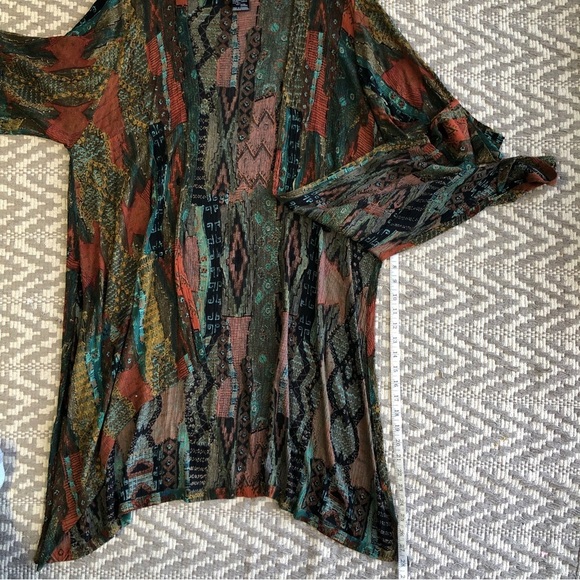 Kaliyana artwear open front cardigan - Picture 6 of 11